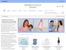 Tablet Screenshot of indianaffairs.de